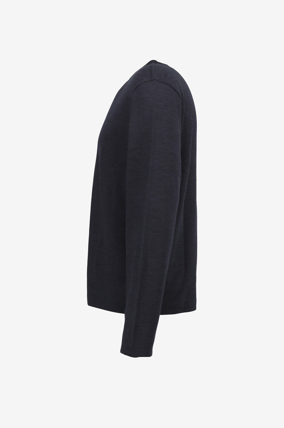 OFFICINE GENERALE Benny felted wool long-sleeved T-shirt Men DARK BLUE 6