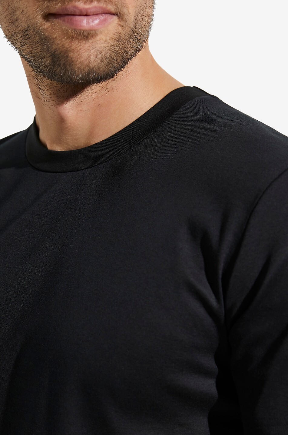 ZIMMERLI T-shirt fin en jersey 222 Business Class Homme NOIR 3