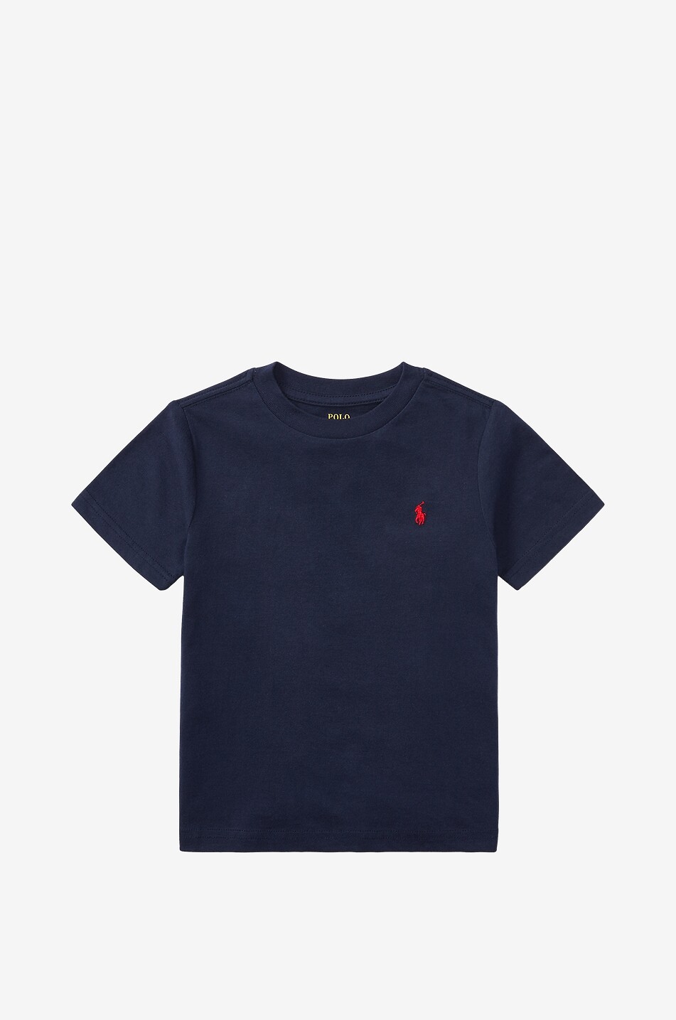 POLO RALPH LAUREN T-shirt garçon à col rond en jersey Bébé BLEU FONCE 1