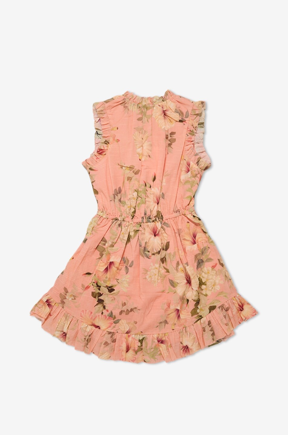 ZIMMERMANN Mahon sleeveless floral cotton girl's dress Girl PINK 2