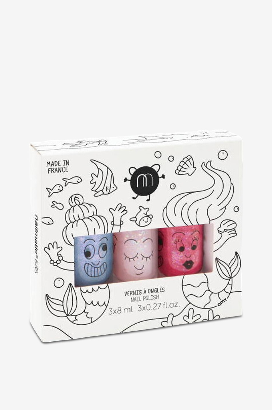 NAILMATIC Coffret de 3 vernis à ongles fille Mermaid Femme MULTICOLORE 1
