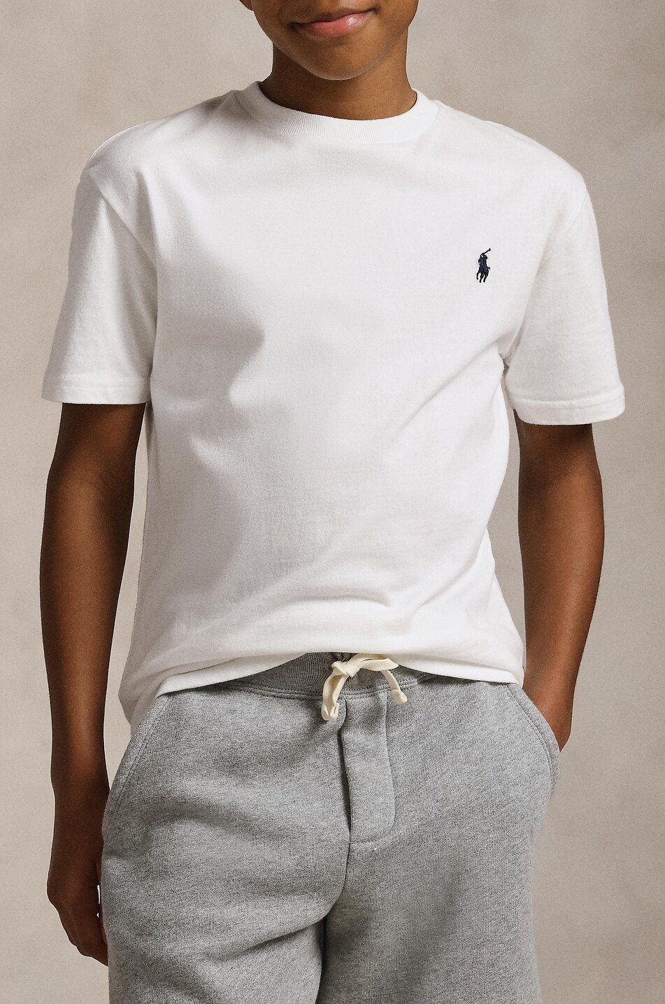 POLO RALPH LAUREN T-shirt à manches courtes en coton jersey garçon Garçon BLANC 4