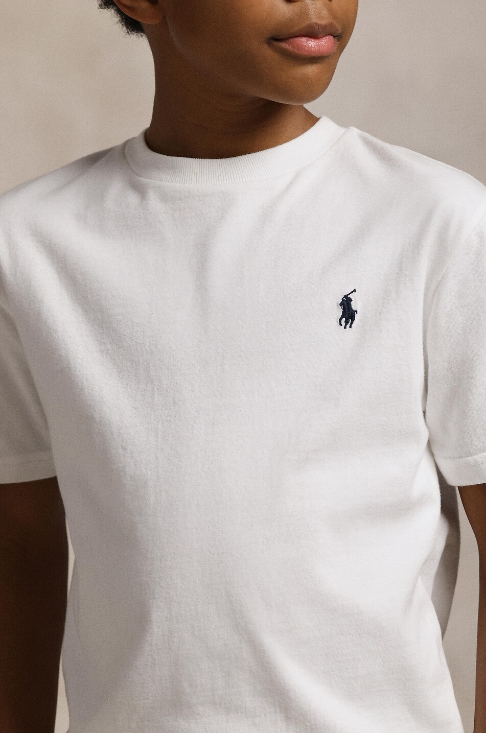 POLO RALPH LAUREN T-shirt à manches courtes en coton jersey garçon Garçon BLANC 5