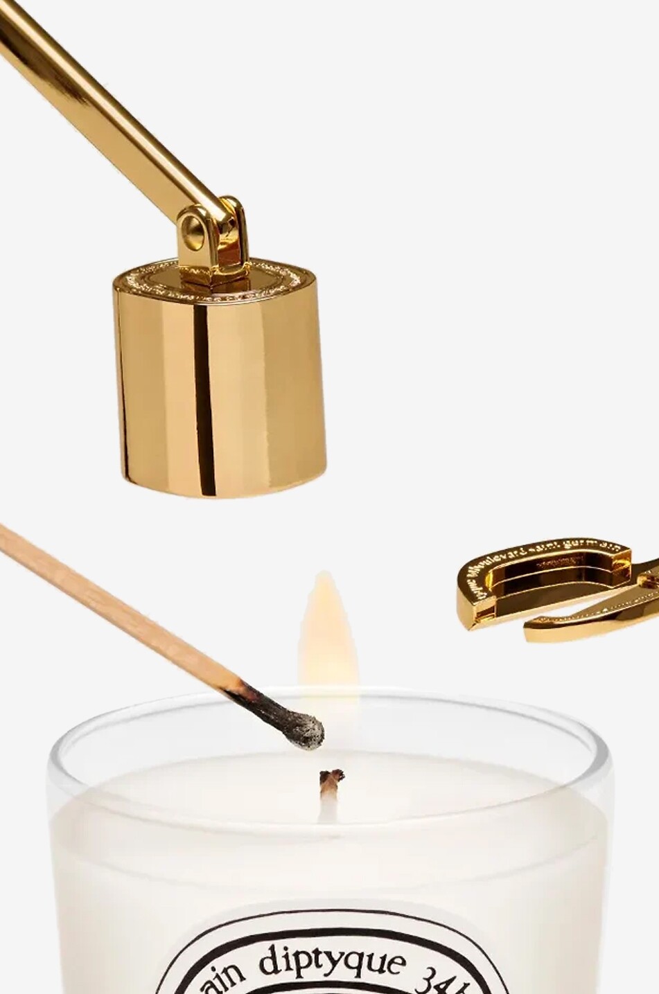 Steel candle wick trimmer - DIPTYQUE - Colourless - Bongénie
