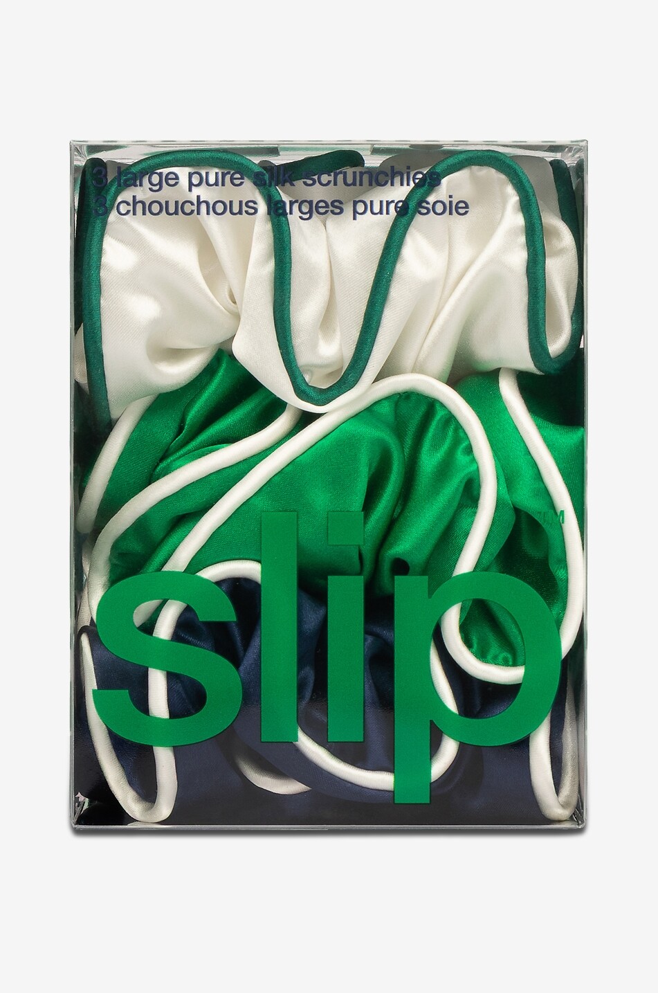 SLIP Lot de 3 élastiques pour cheveux en soie Game Day Large Unisexe Incolore 5