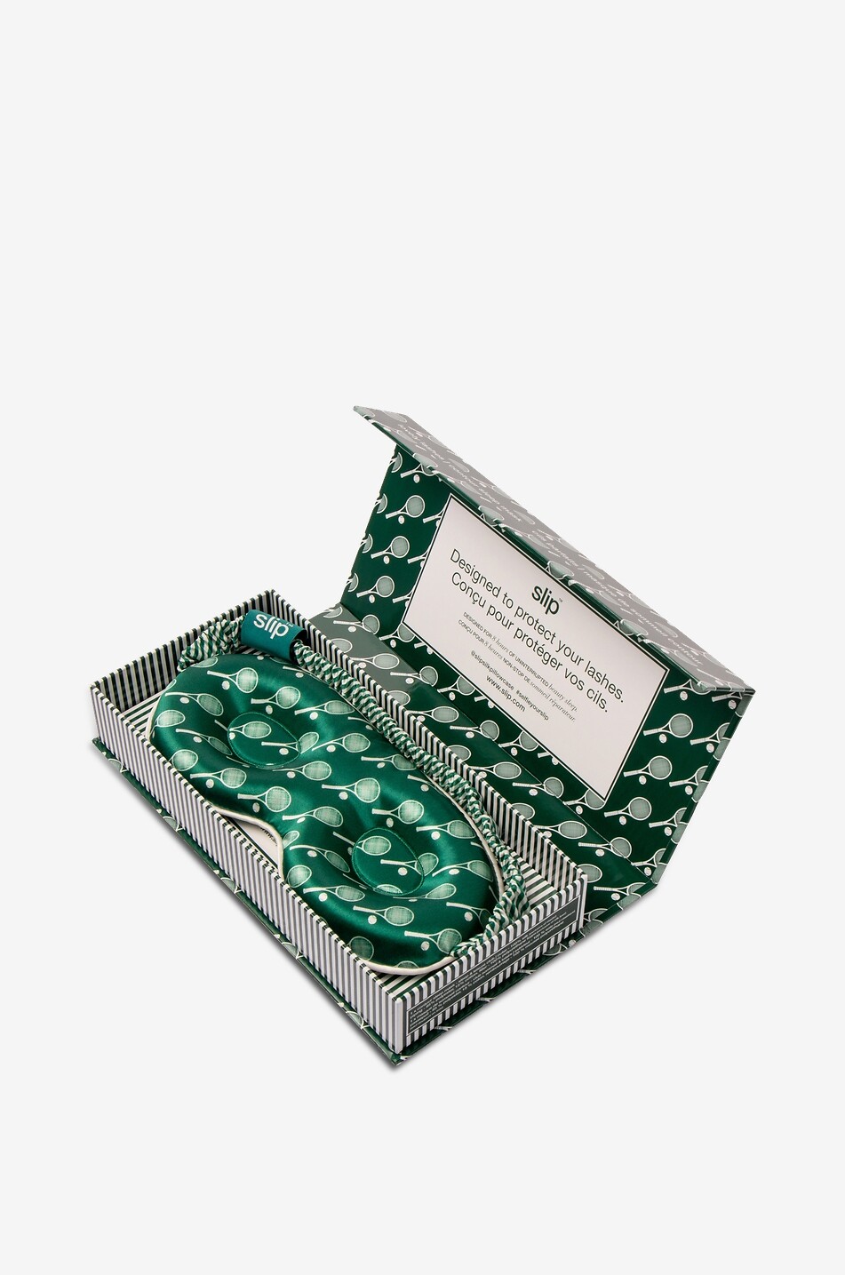 SLIP Masque de nuit en soie Sleep & Leisure Club Contour Femme Incolore 4