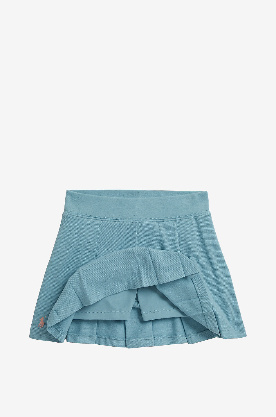 POLO RALPH LAUREN Ensemble fille polo et jupe-short plissée en coton piqué Pony Fille BLEU 3
