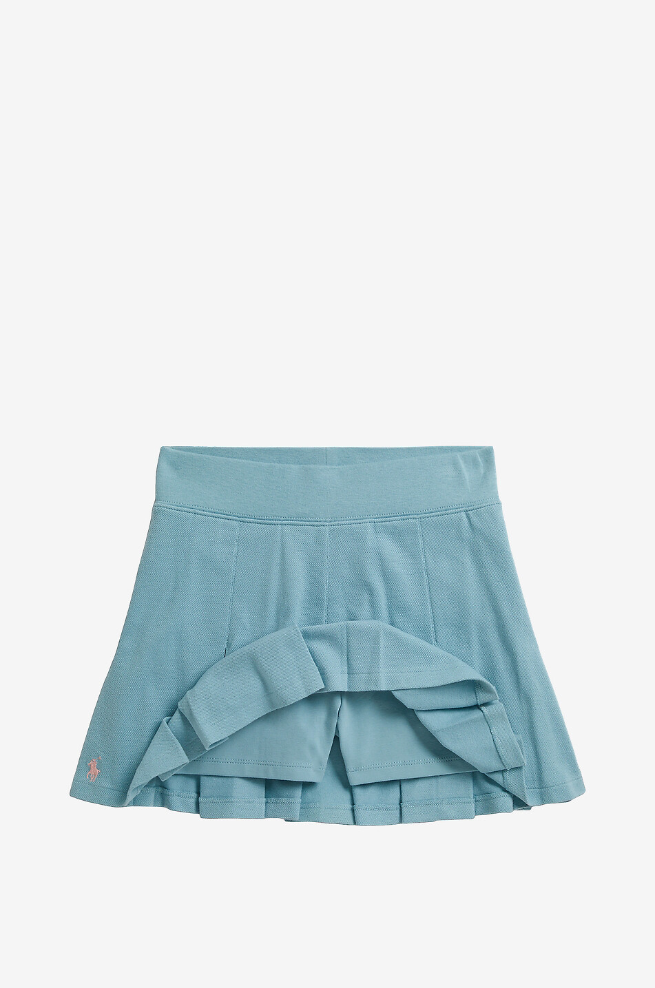 POLO RALPH LAUREN Ensemble fille polo et jupe-short plissée en coton piqué Pony Fille BLEU 3