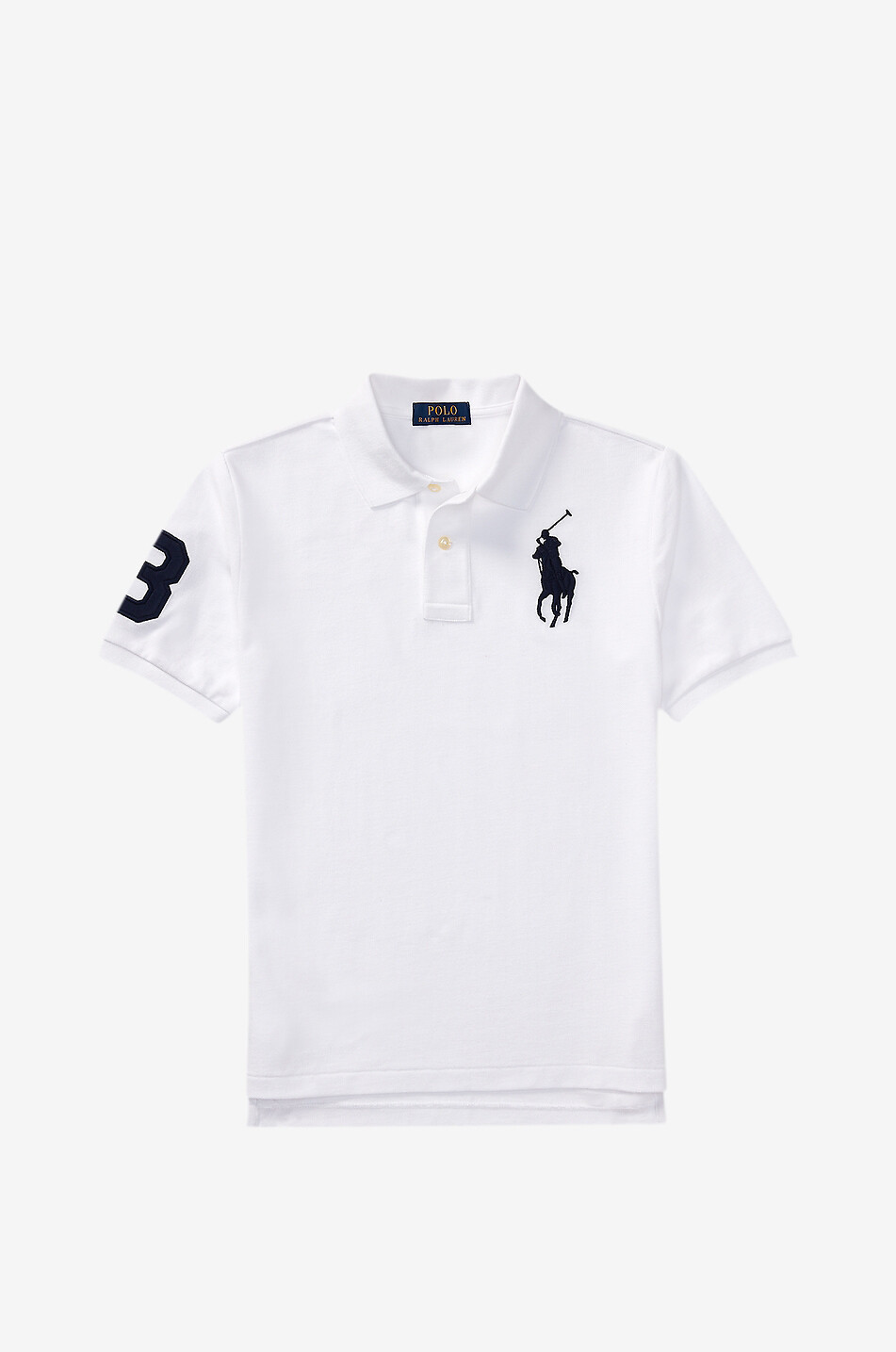 Big Pony boy's short-sleeved cotton polo shirt
