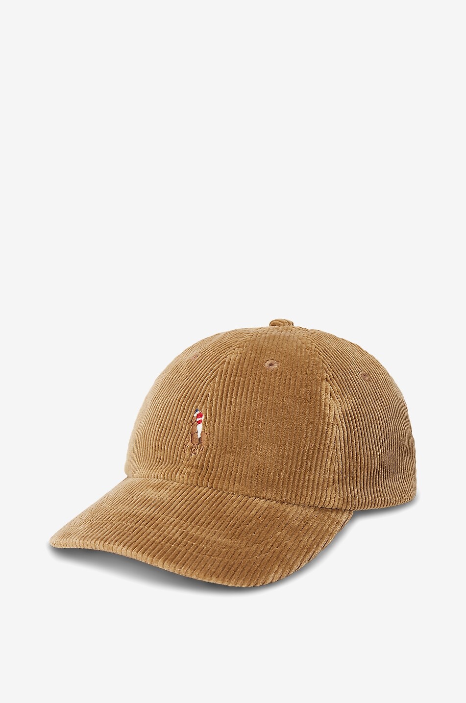 Pony cotton corduroy baseball cap