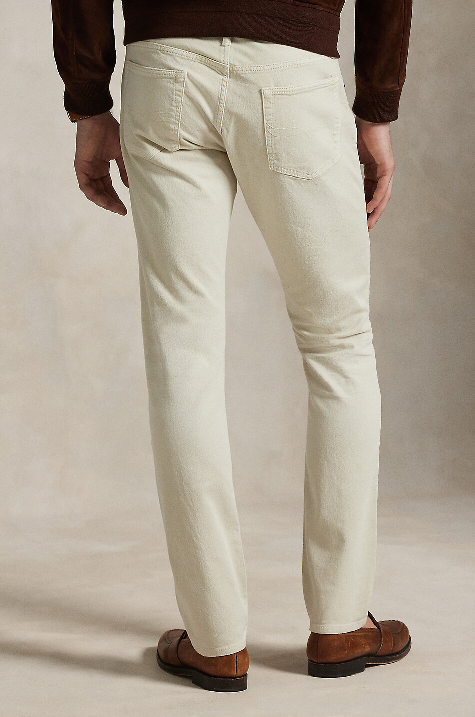 POLO RALPH LAUREN Sullivan slim jeans in cotton twill Men Light beige 4