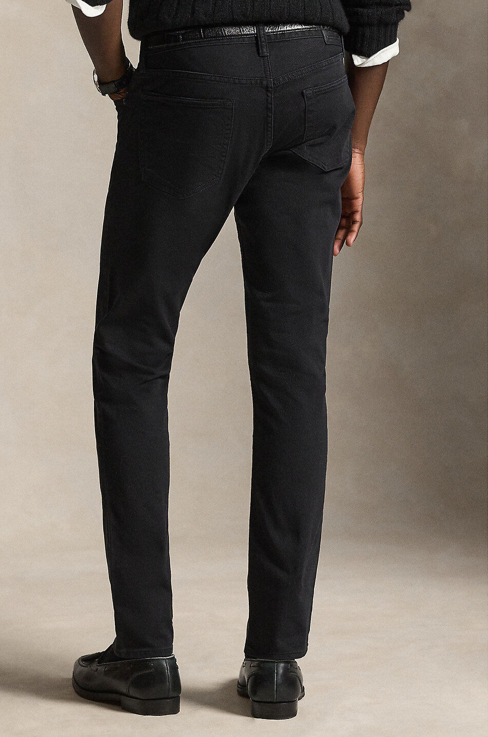 POLO RALPH LAUREN Jean slim en sergé de coton Sullivan Homme NOIR 4