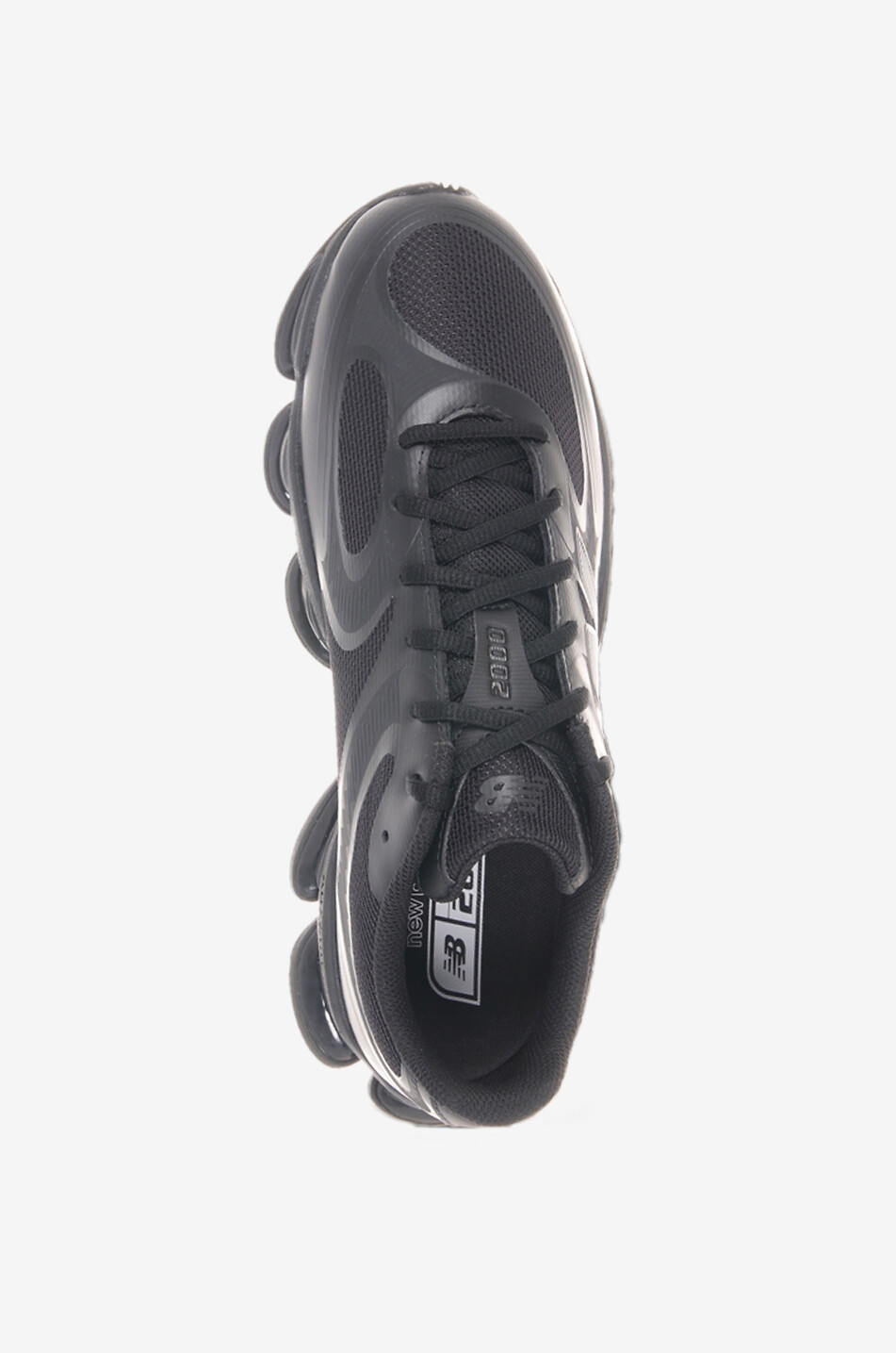 NEW BALANCE Abzorb 2000 sculpted sole low-top mesh sneakers Men BLACK 4
