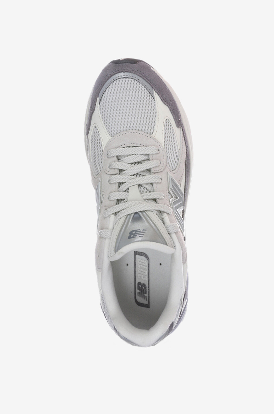 NEW BALANCE 2010V1 suede and mesh low-top sneakers Men DARK GREY 4
