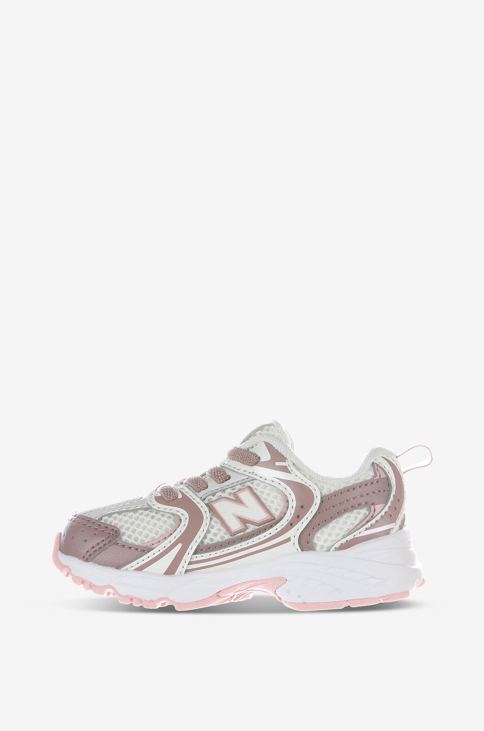 NEW BALANCE Niedrige Mädchen-Schnürsneakers aus Leder und Mesh 530 Mädchen DUNKELROSA 3