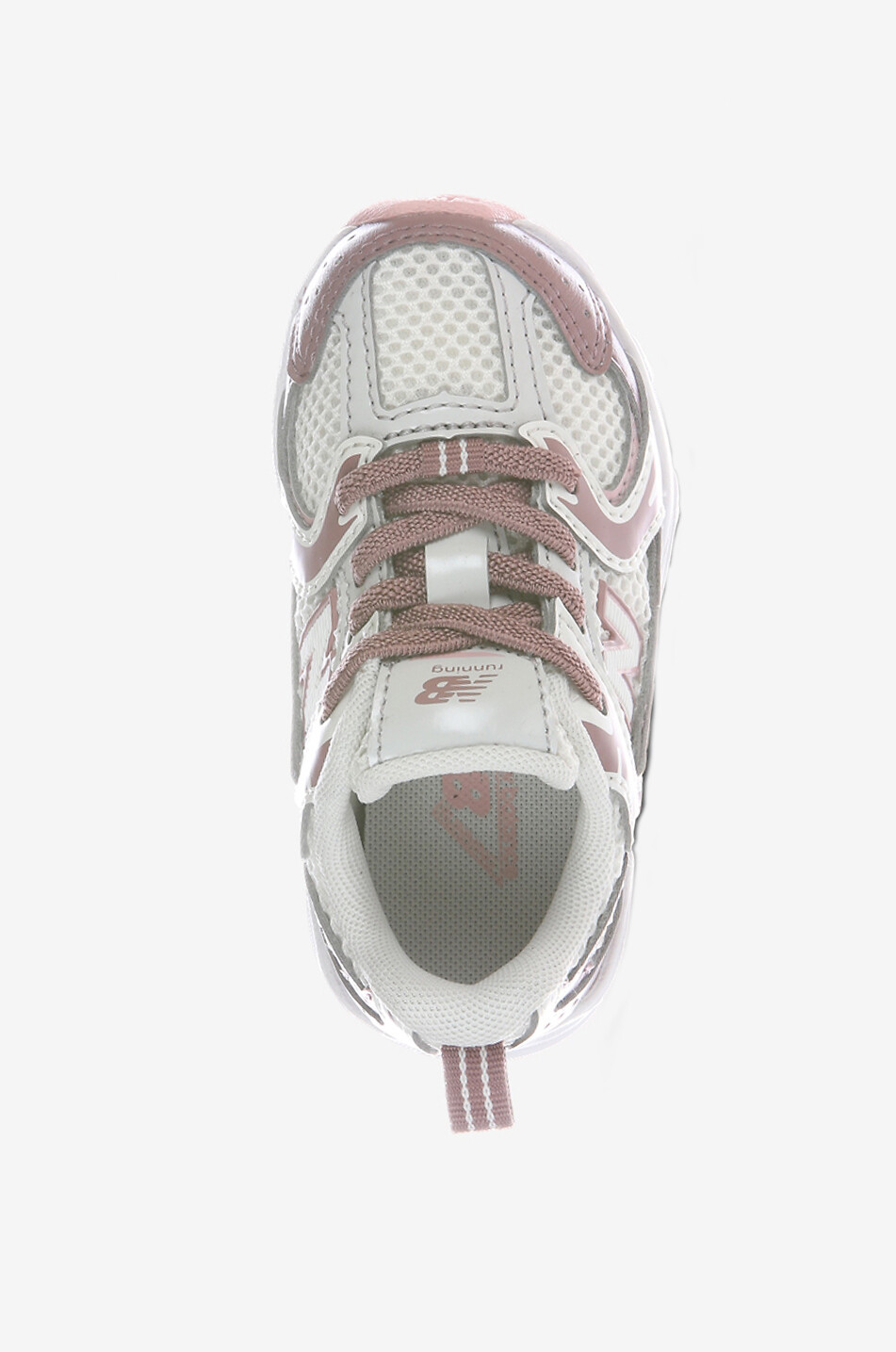 NEW BALANCE Niedrige Mädchen-Schnürsneakers aus Leder und Mesh 530 Mädchen DUNKELROSA 4