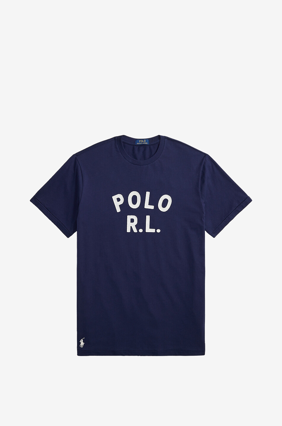 POLO RALPH LAUREN Besticktes Kurzarm-T-Shirt Classic Fit POLO R.L. Herren DUNKELBLAU 1