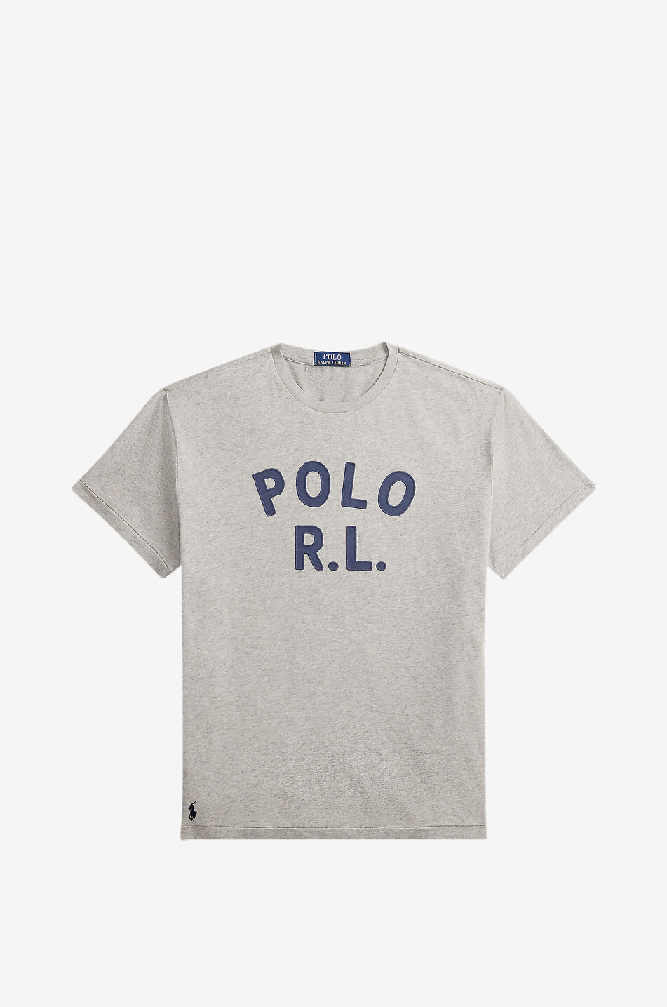 POLO RALPH LAUREN Classic Fit POLO R.L. embroidered short-sleeved T-shirt Men LIGHT GREY 1