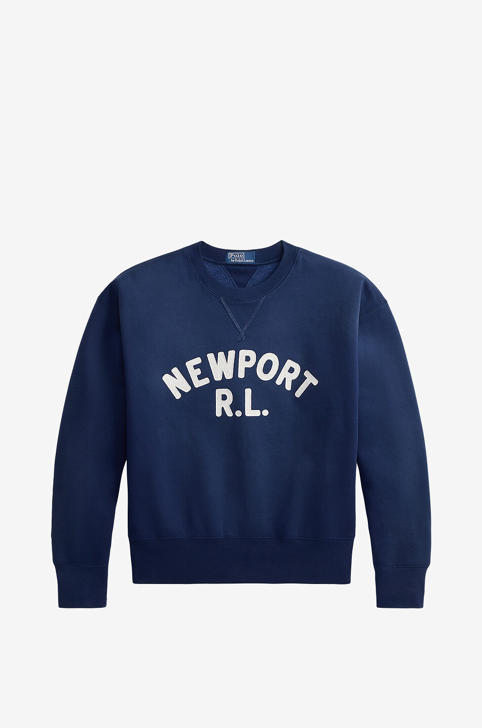 POLO RALPH LAUREN Sweat-shirt à col rond Newport R.L. Vintage Fit Homme BLEU FONCE 1