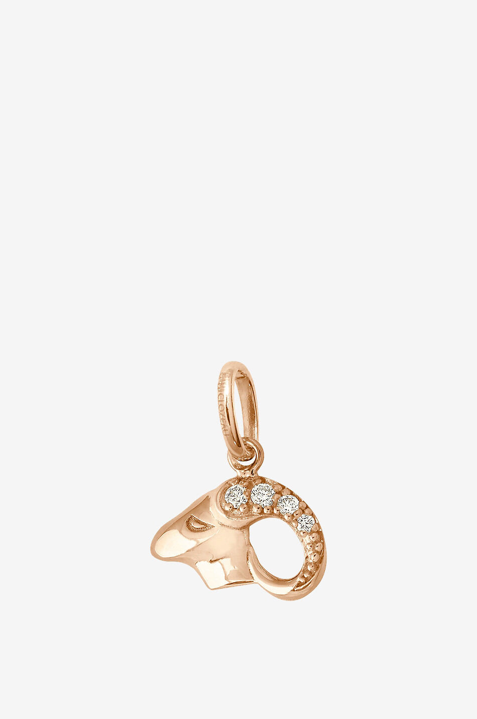 GIGI CLOZEAU Anhänger aus Roségold und Diamanten Bélier - Widder Damen ROSA 1