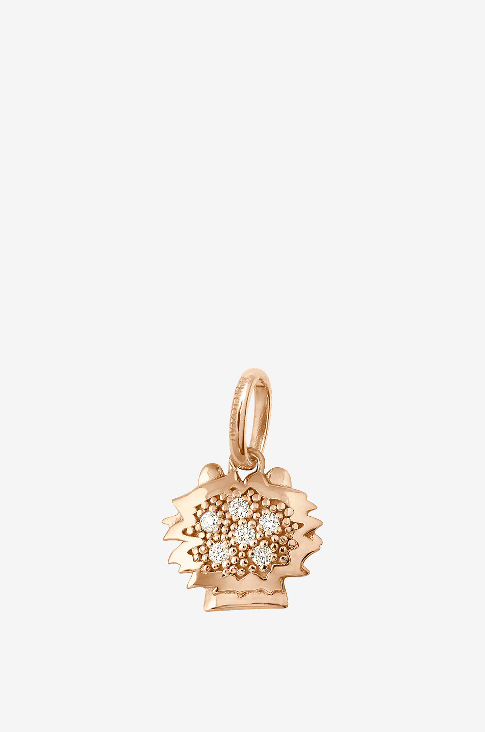 Anhänger aus Roségold und Diamanten Lion - Löwe