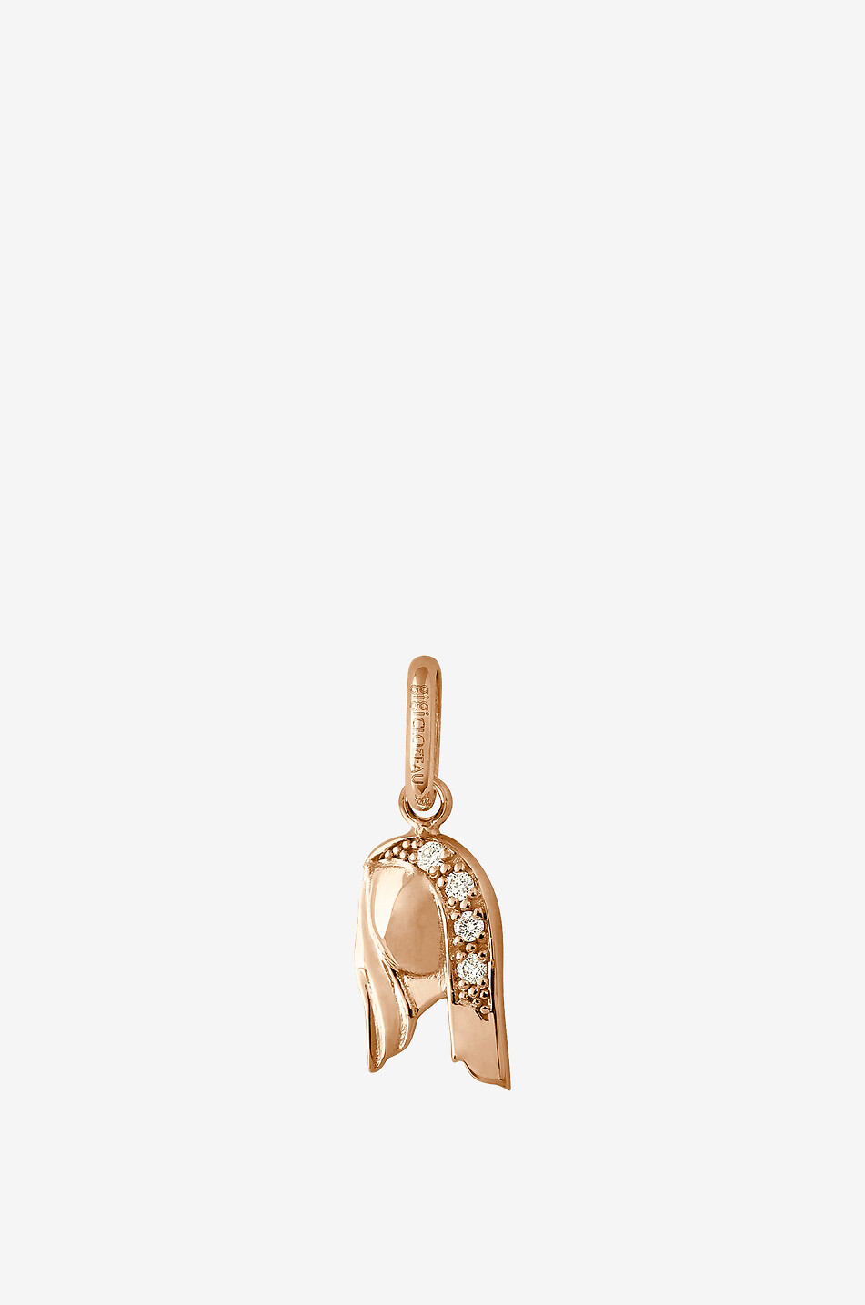 GIGI CLOZEAU Anhänger aus Roségold und Diamanten Vierge - Jungfrau Damen ROSA 1