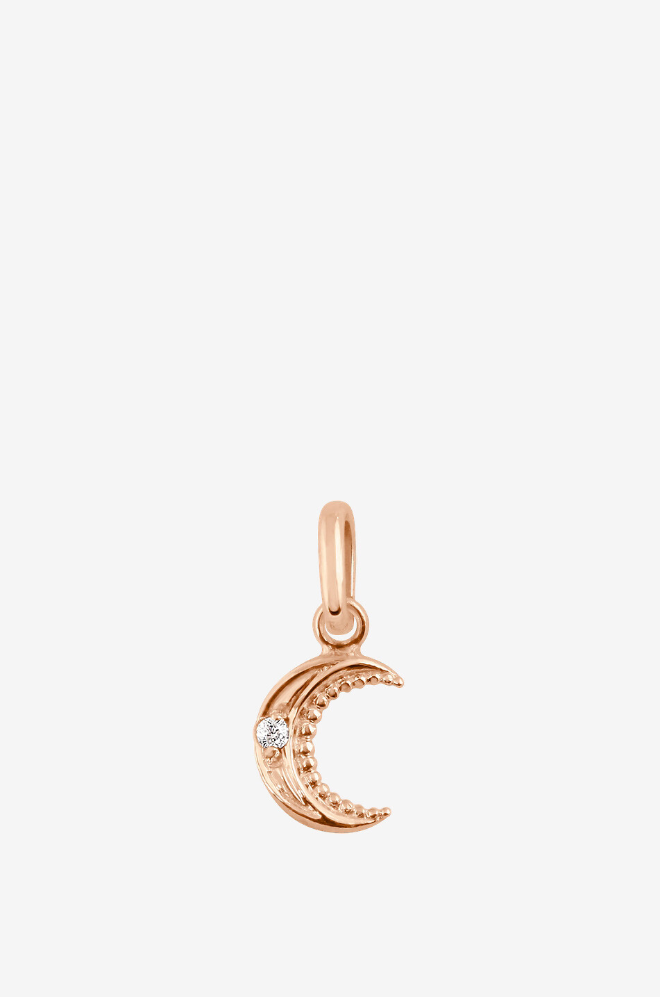 GIGI CLOZEAU Anhänger aus Roségold und Diamand Petite Lune Damen ROSA 1