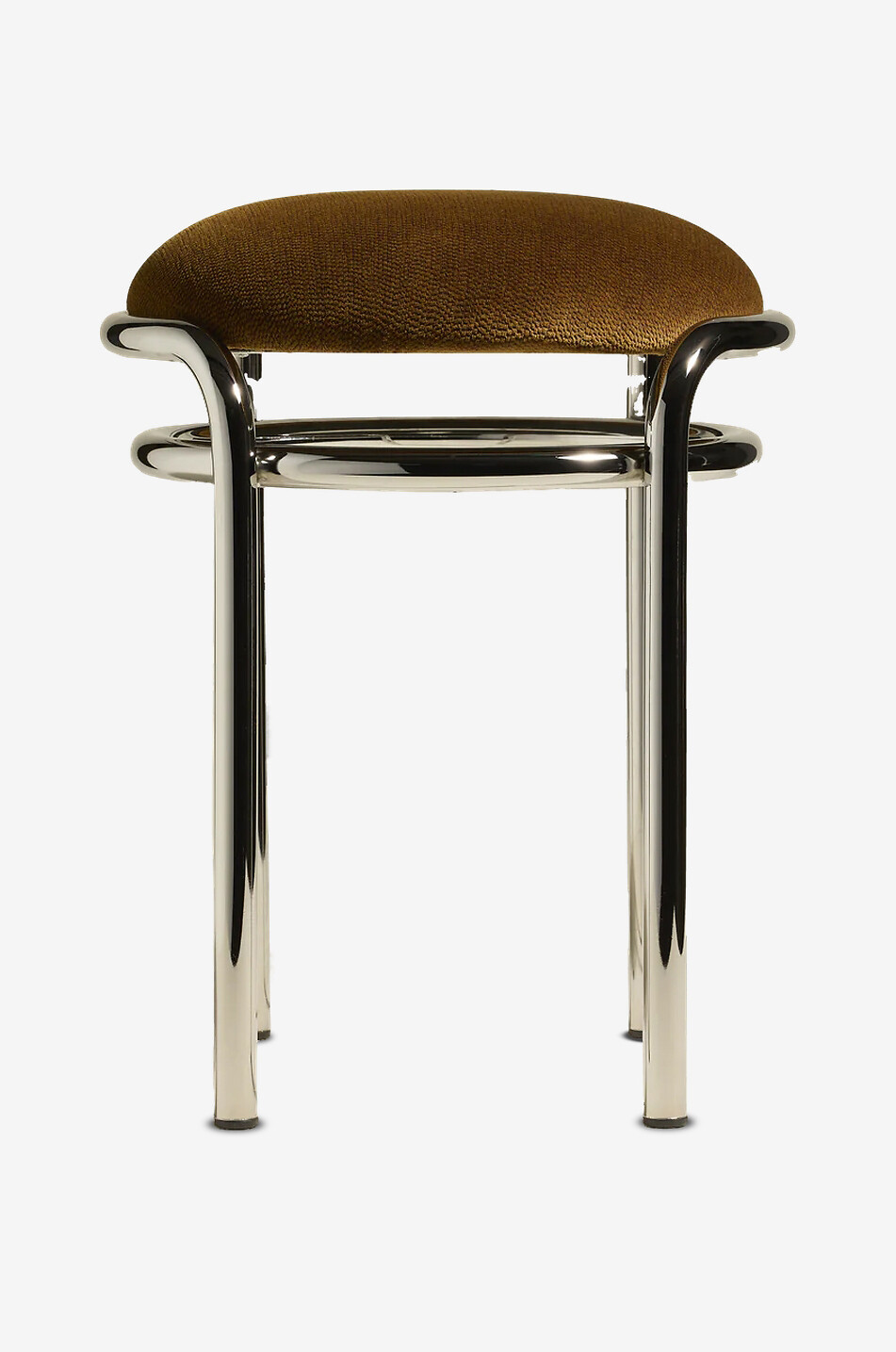 MAISON SARAH LAVOINE Hocker aus verchromtem Metall Moon Haus BUNT 2