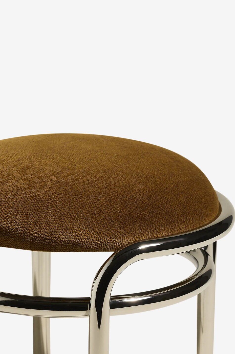 MAISON SARAH LAVOINE Hocker aus verchromtem Metall Moon Haus BUNT 3
