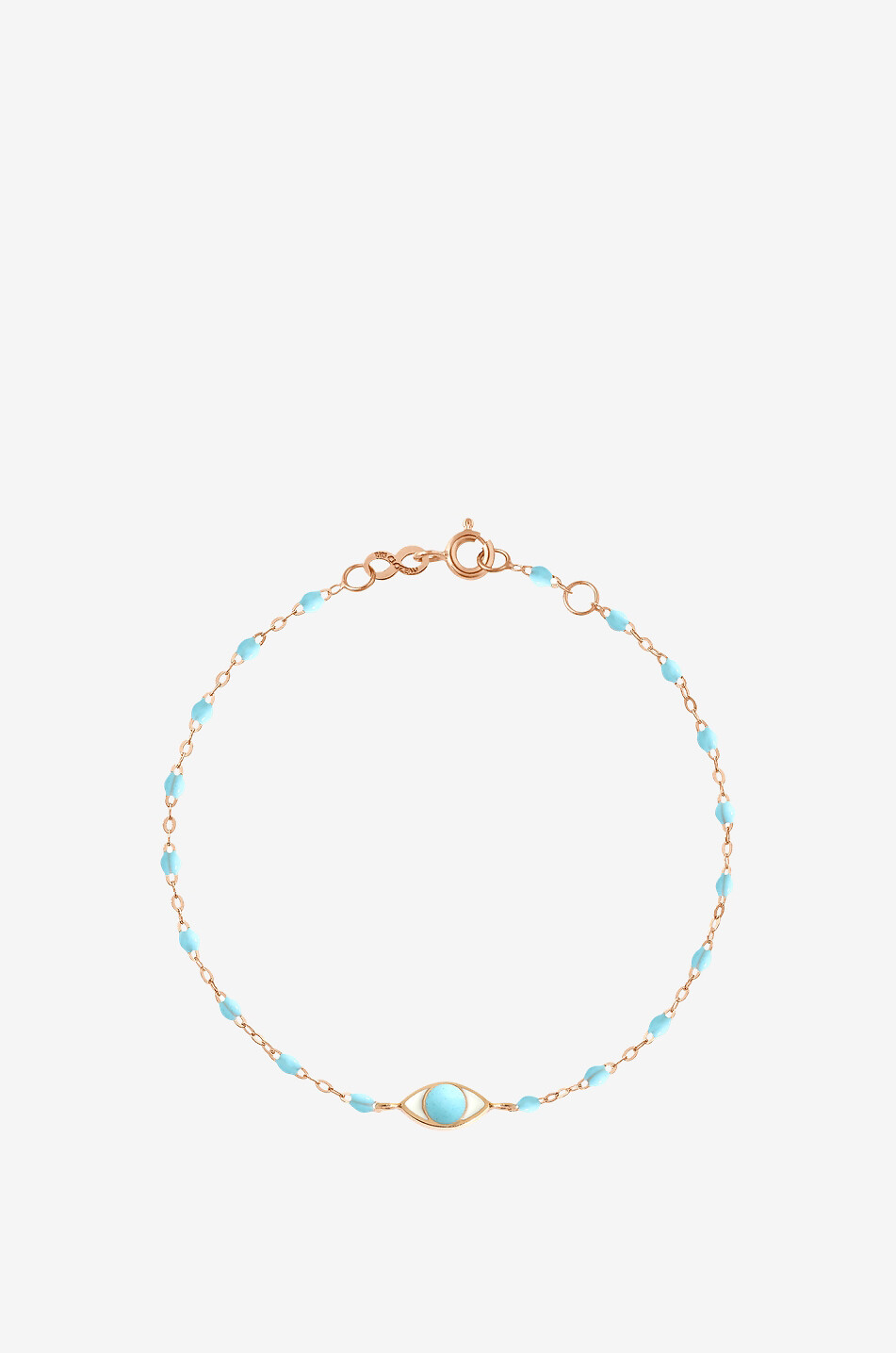 Armband aus Roségold une Harz Classique Gigi Eye Turquoise - 17cm