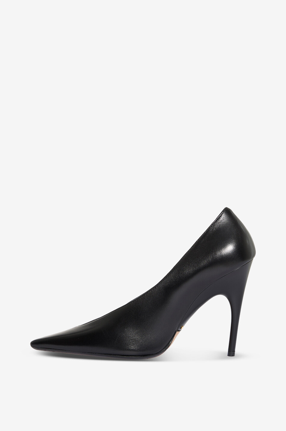 BALENCIAGA Duchesse leather stiletto heel court shoes Women BLACK 3
