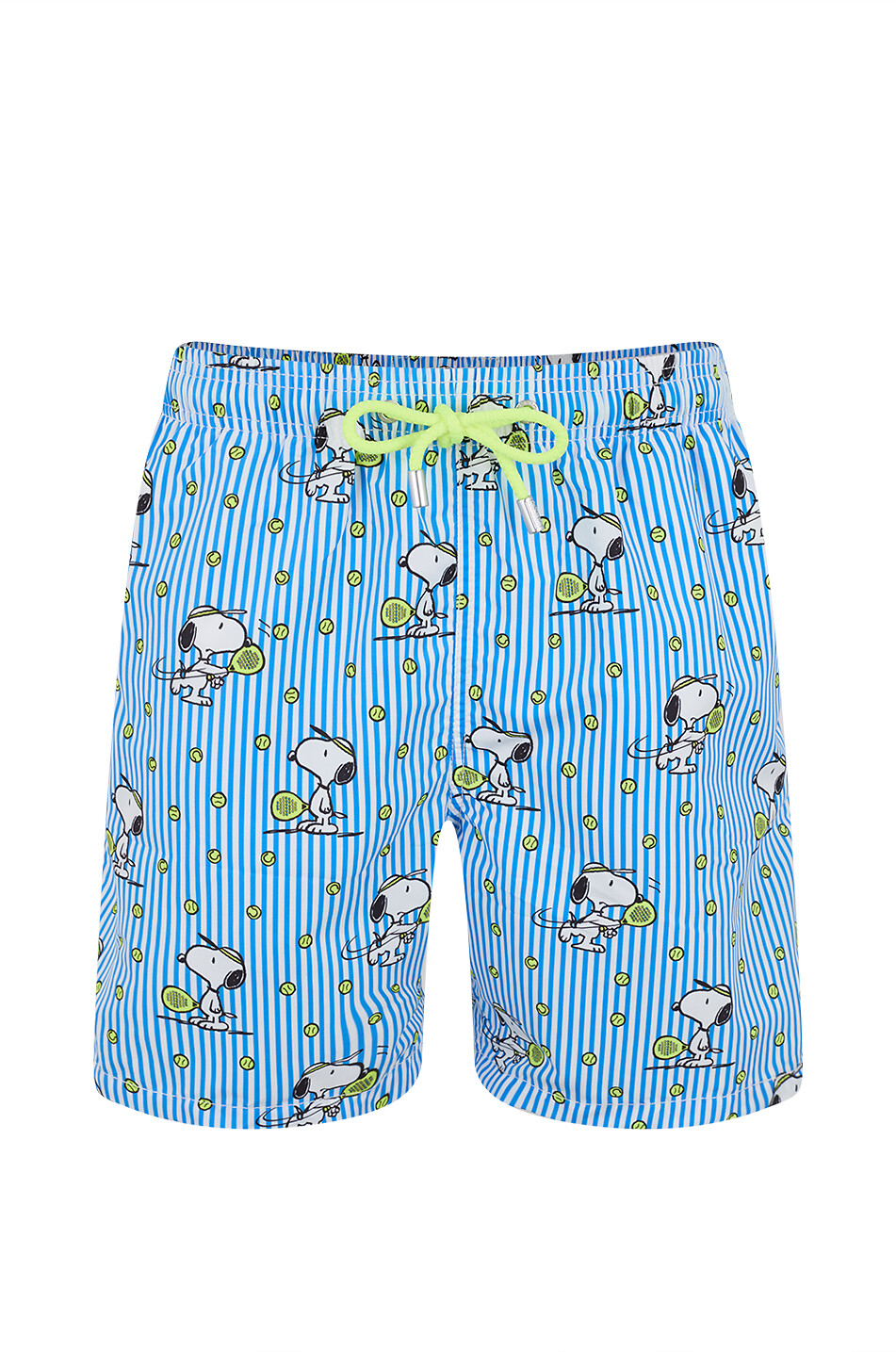Short de bain imprimé fantaisie - MC2 SAINT BARTH - BLEU FONCE