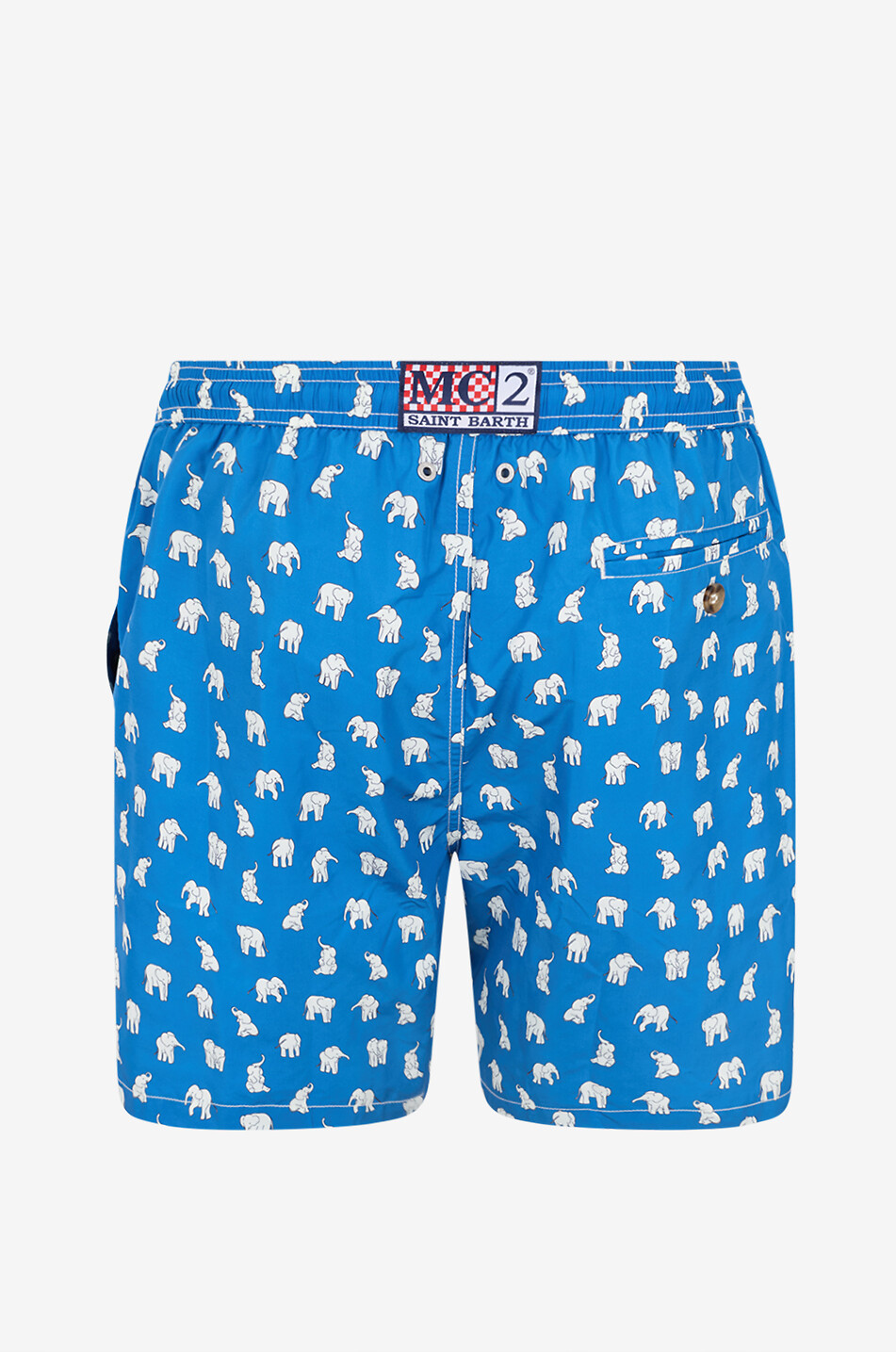 MC2 SAINT BARTH Lighting 70 printed swim shorts Men DARK BLUE 2