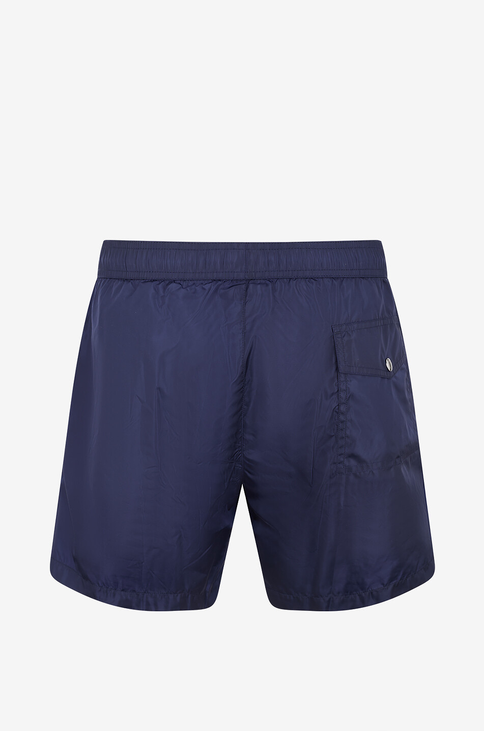 MONCLER Short swim shorts in technical fabric with embroidered logo Men BLUE 2