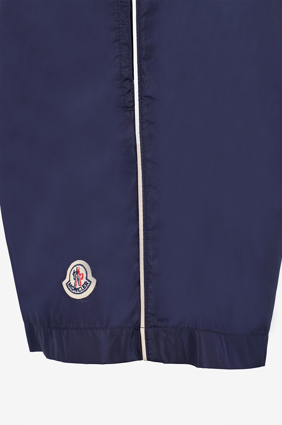 MONCLER Short swim shorts in technical fabric with embroidered logo Men BLUE 3