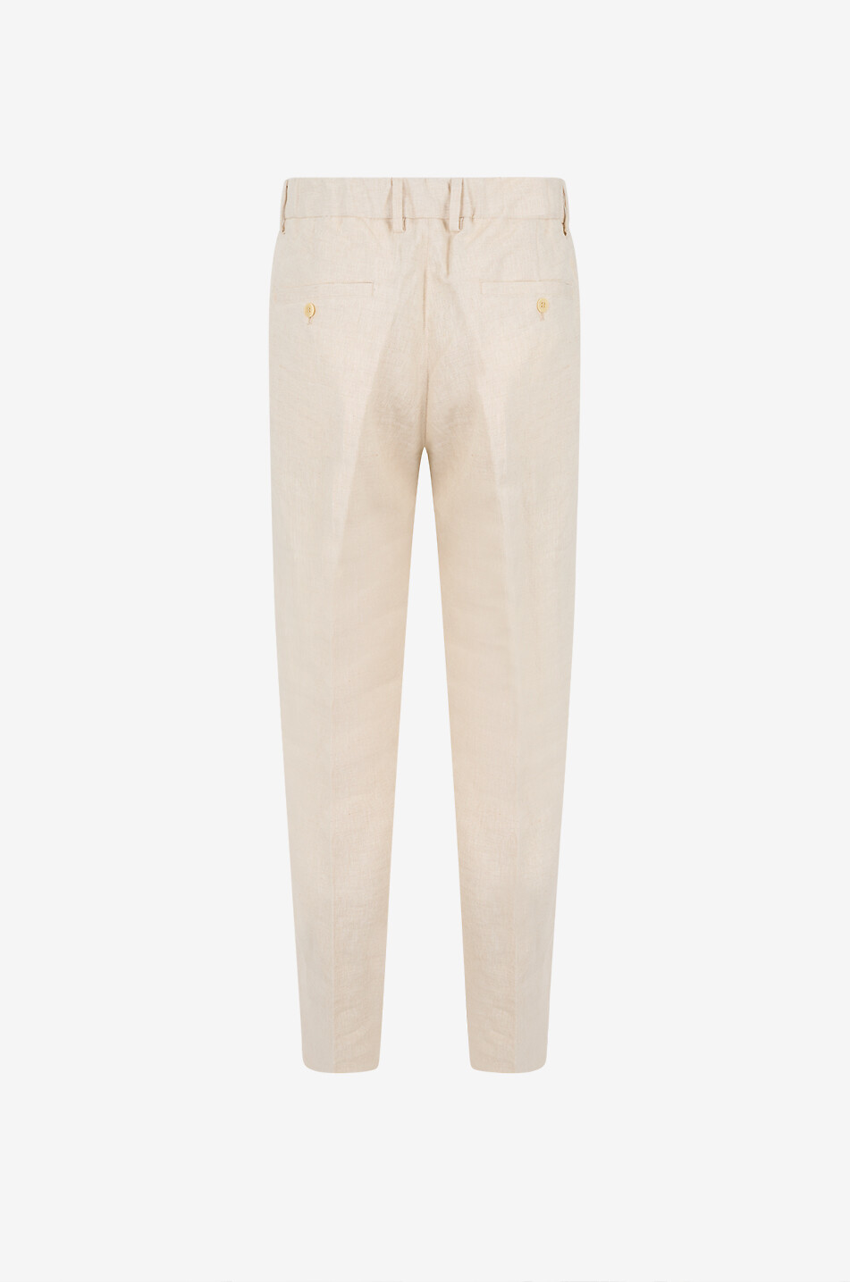 NN07 Kay pleated linen straight-leg trousers Men Light beige 2