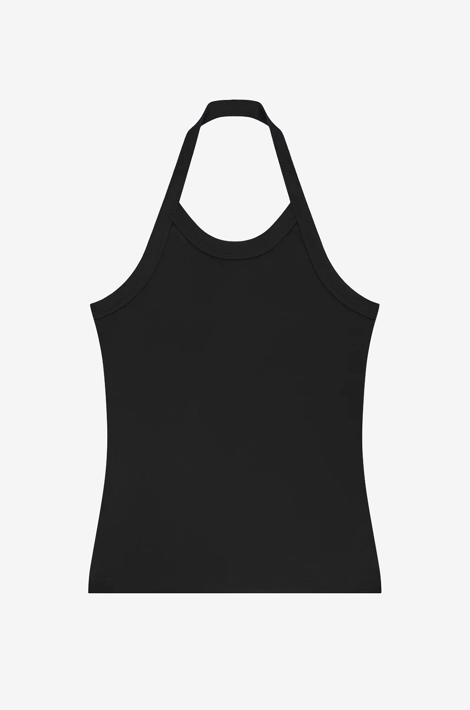 Angie fitted halterneck tank top