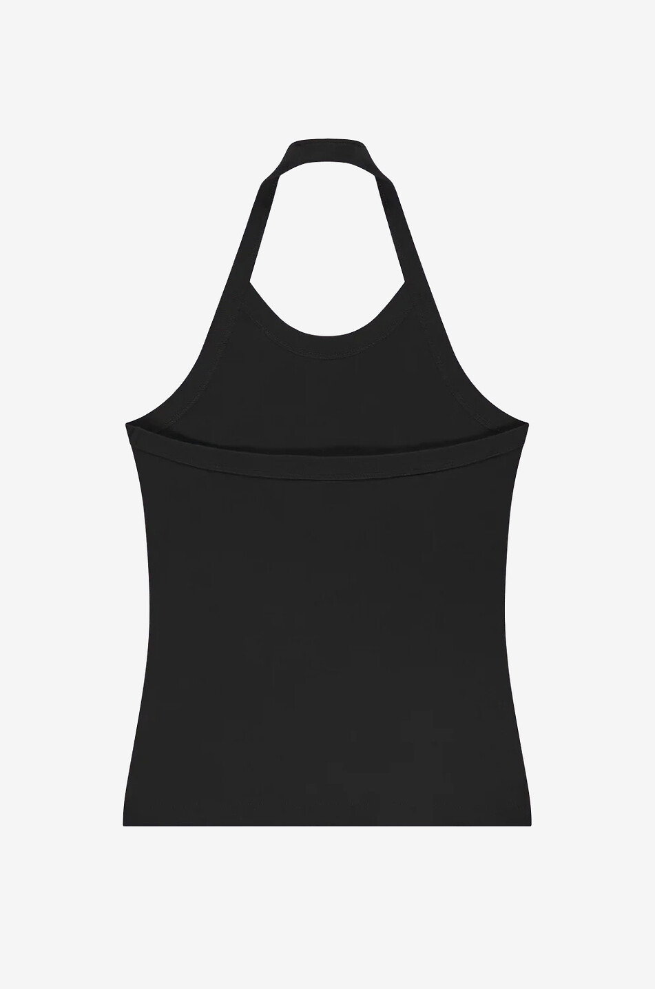 FLORE FLORE Angie fitted halterneck tank top Women BLACK 2
