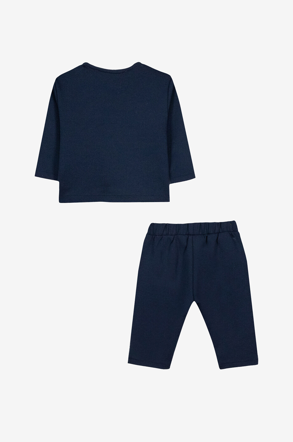 TARTINE ET CHOCOLAT Hedgehog patch baby jogging suit Baby MEDIUM BLUE 3