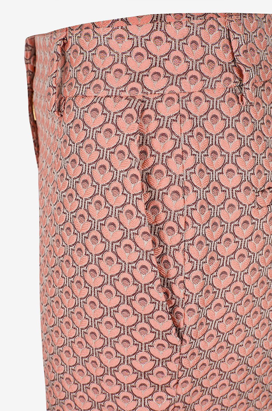 LA DOUBLEJ Zigarettenhose aus Satin-Jacquard Fantaisie 24/7 Damen BUNT 6