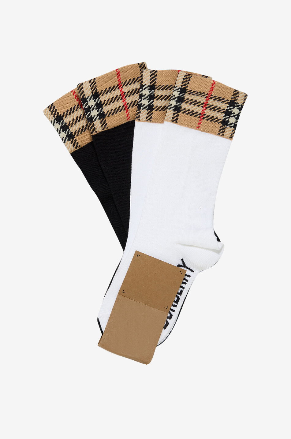 BURBERRY Two-pack boy's cotton socks Boy MULTI COLOURED 1