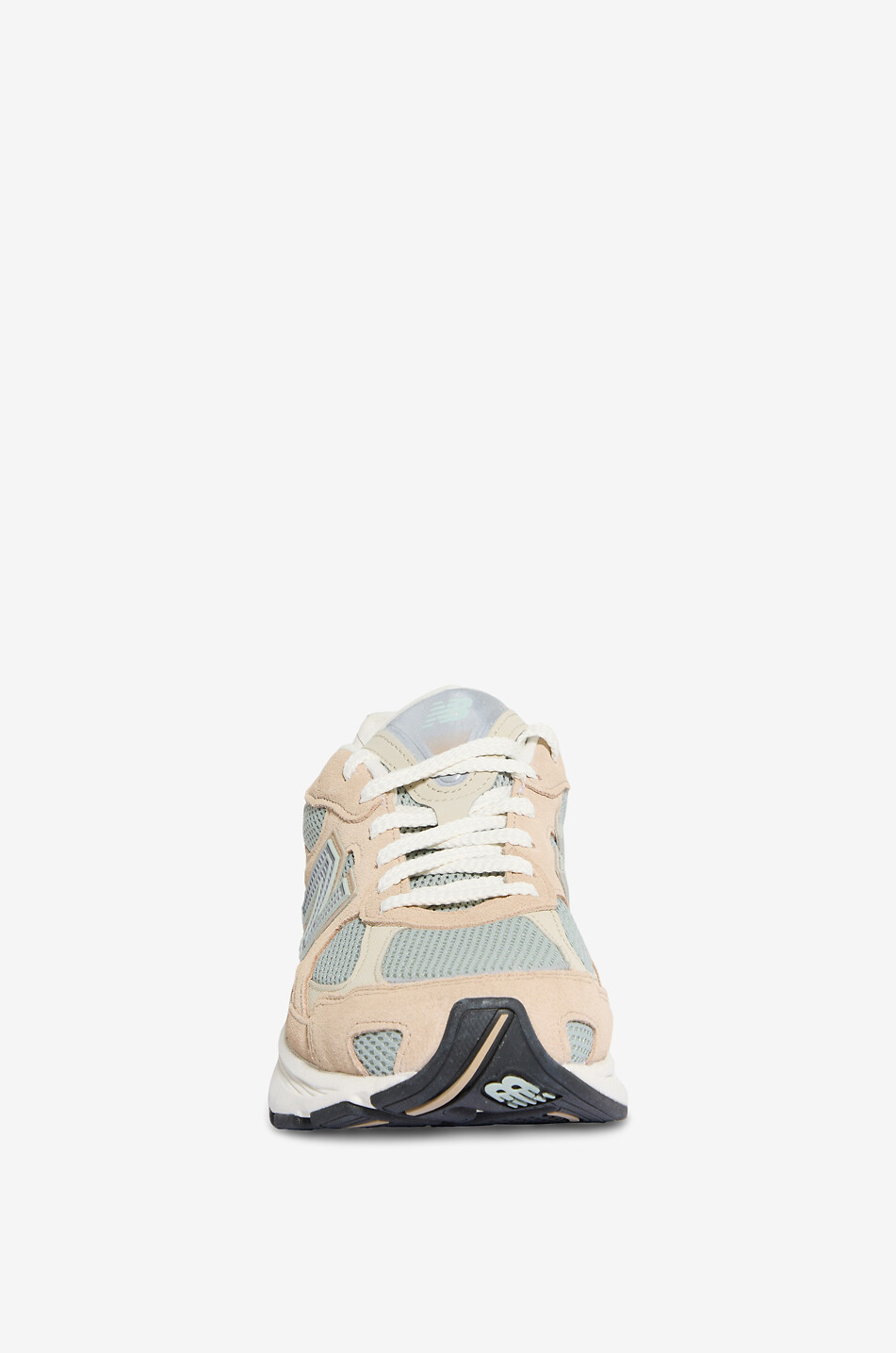 NEW BALANCE U 2010 suede and mesh low-top trainers Men BEIGE 2