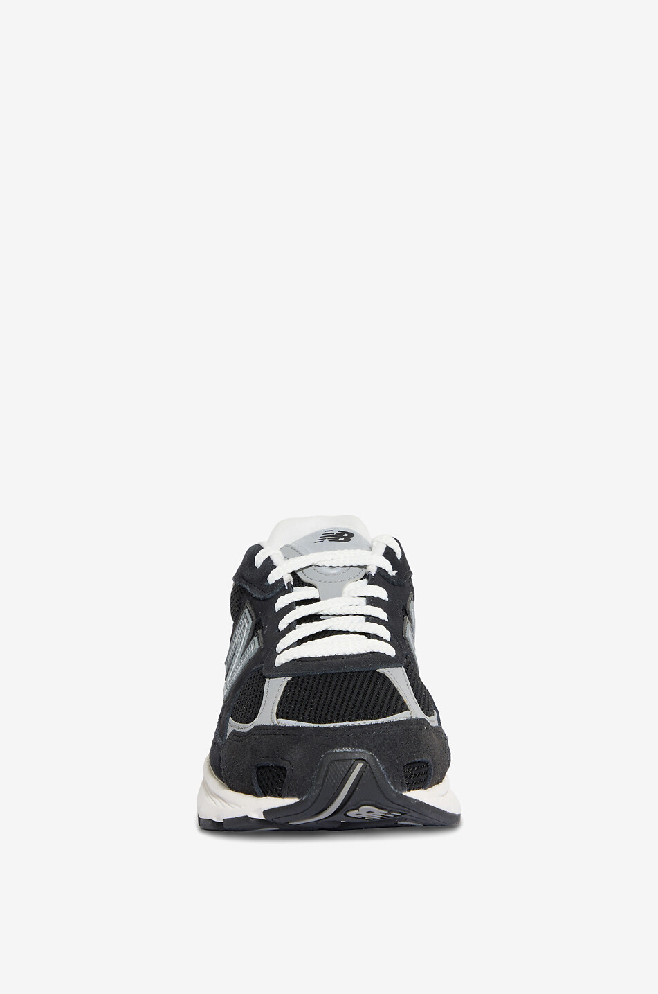 NEW BALANCE U 2010 suede and mesh low-top trainers Men BLACK 2