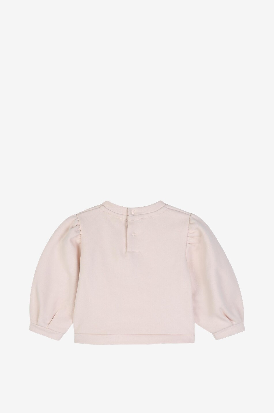 CHLOE Baby's cotton fleece tracksuit with logo Baby LIGHT PINK 4