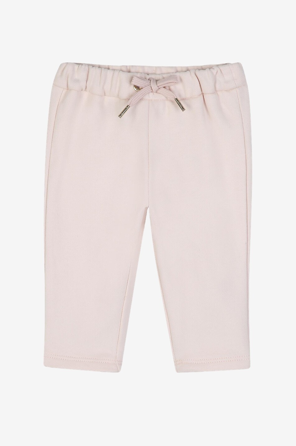 CHLOE Baby's cotton fleece tracksuit with logo Baby LIGHT PINK 5