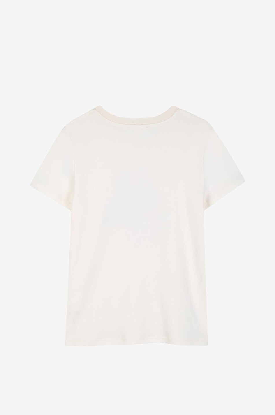 CHLOE Chloé short-sleeved floral girls' T-shirt Girl EGGSHELL 2