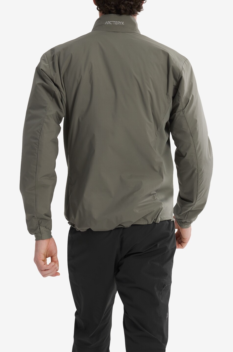ARC'TERYX Atom fitted nylon windbreaker jacket with stand-up collar Men KHAKI 5