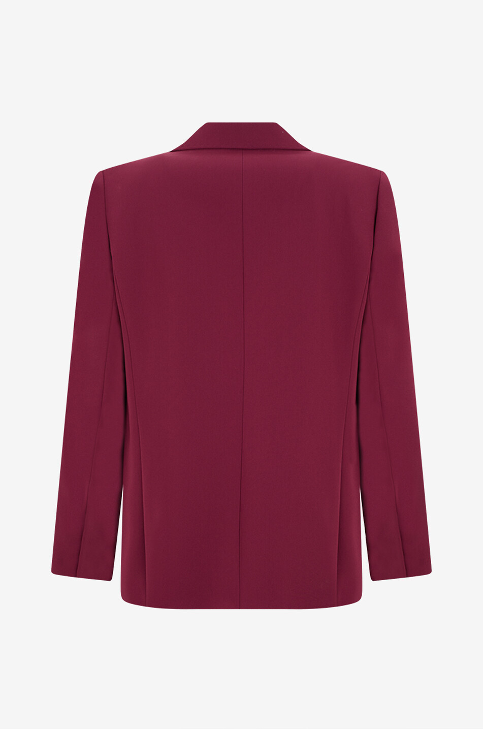 MARINA RINALDI Camaiore long-sleeved blazer with lapel collar Women DARK RED 2