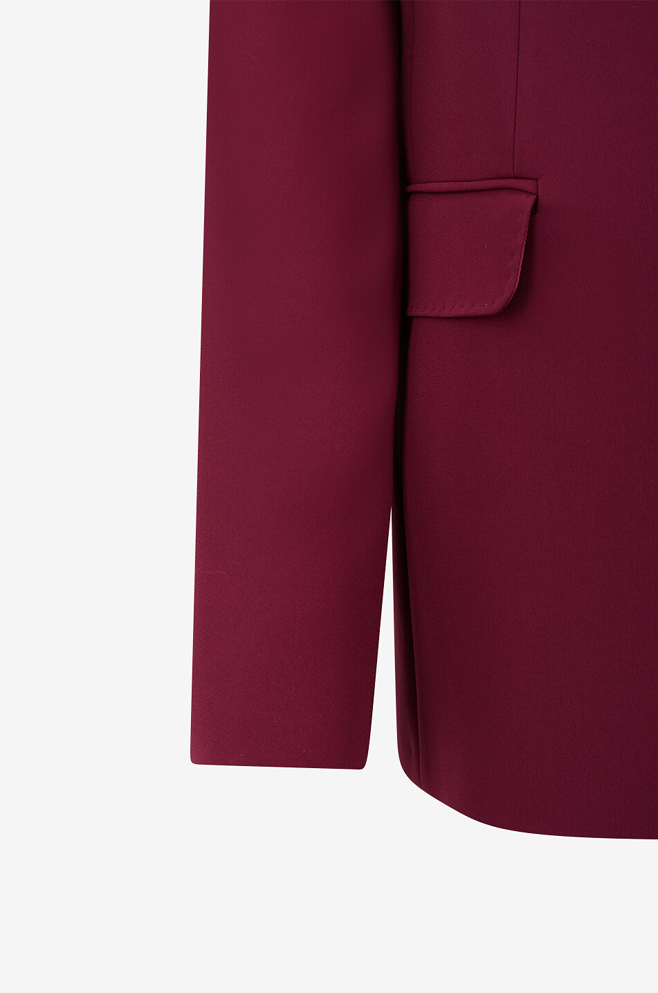 MARINA RINALDI Camaiore long-sleeved blazer with lapel collar Women DARK RED 3