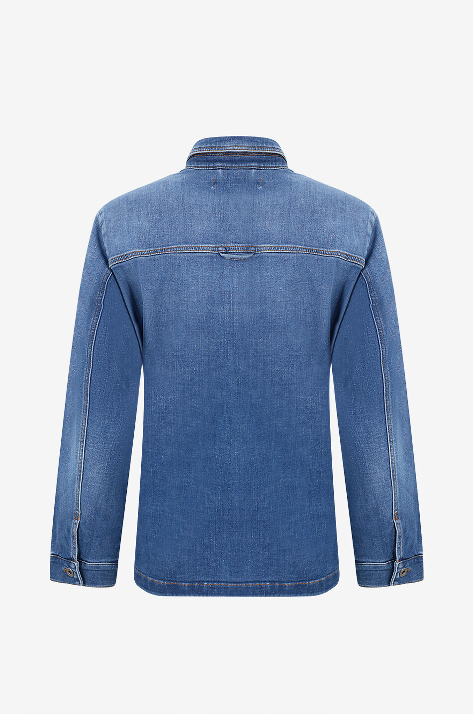MARINA RINALDI Hello straight denim jacket Women DARK BLUE 2